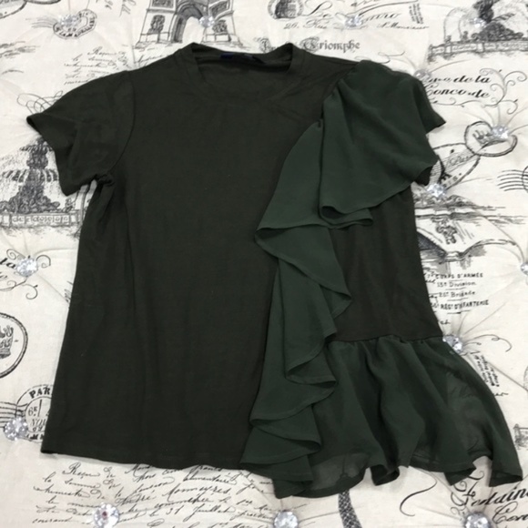 Rachel Rachel Roy Natalia Ruffle-Side Top - Picture 3 of 4